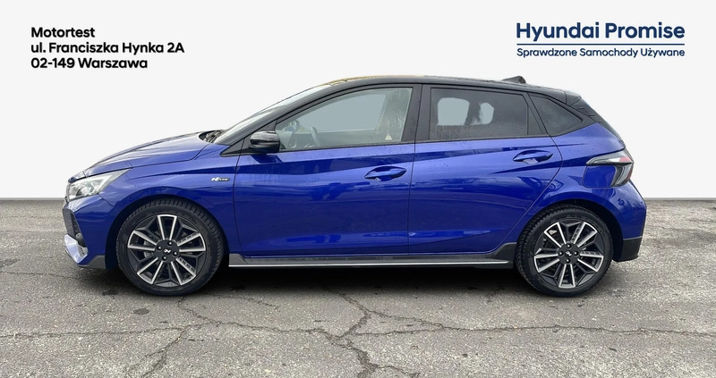 Hyundai i20 cena 78900 przebieg: 5900, rok produkcji 2023 z Szlichtyngowa małe 137
